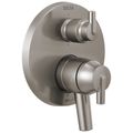 Product Image of Trinsic Contemporary 2 Handle Monitor 17 Series Valve Trim w/ 6-Setting Integrated Diverter (Stainless), T27959-SS