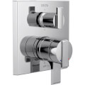 Product Image of Ara Angular Modern Monitor 17 Series Valve Trim w/ 6-Setting Diverter (Chrome), T27967