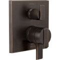 Product Image of Ara Angular Modern Monitor 17 Series Valve Trim w/ 6-Setting Diverter (Venetian Bronze), T27967-RB