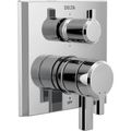 Product Image of Pivotal 2-Handle Monitor 17 Series Valve Trim w/ 6-Setting Diverter (Lumicoat Chrome), T27999-PR