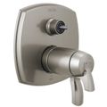 Product Image of Stryke 17 Thermostatic Diverter Trim w/ 3 Function Diverter Less Diverter Handle (Lumicoat Stainless), T27T876-SS-PR-LHP