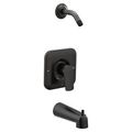 Product Image of Rizon Matte Black Posi-Temp Tub/Shower, no Shower Head, 2.5 gpm, T2813NHBL