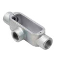 3/4" Rigid Threaded Type T Conduit Body - Malleable Iron