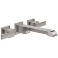 Product Image of Ara Two Handle Wall Mount Bathroom Faucet Trim, 1.20 GPM (Stainless), T3567LF-SSWL