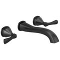 Product Image of Stryke Wall Mounted Lav Faucet, 1.2 GPM (Matte Black), T3576LF-BLWL
