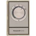 Product Image of T498 Beige Electric Heat Thermostat, SPST w/ Bimetal Snap Acting Switch, T498A1786