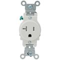 Product Image of Tamper Resistant Single Receptacle Outlet, NEMA 5-20R - White (20A, 125V, 2P)