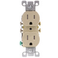 Product Image of Tamper Resistant Duplex Receptacle, 15A - Ivory (125V)