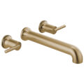 Product Image of Trinsic 2-Handle Wall Mounted Tub Filler (Champagne Bronze), T5759-CZWL