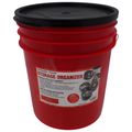 Product Image of High-Impact 5 Gallon Bucket w/ 1 Large Tray and 4 Small Trays, Red