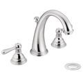 Product Image of Kingsley Chrome 2 Handle High Arc Bathroom Faucet w/ M-pact Widespread Valve, T6125-9000