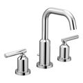 Product Image of Gibson Chrome 2 Handle High Arc Bathroom Faucet w/ M-pact Valve, T6142-9000
