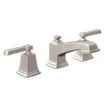 Product Image of Boardwalk Spot Resist Brushed Nickel 2 Handle Bathroom Faucet, Widespread, T6220SRN