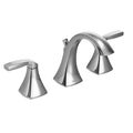 Product Image of Voss Chrome 2 Handle High Arc Bathroom Faucet w/ M-pact Valve And Drain, T6905-9000-L