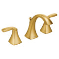 Product Image of Voss Two Handle High Arc Bathroom Faucet (Brushed Gold)