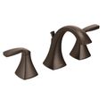 Product Image of Voss Oil Rubbed Bronze 2 Lever Handle High-arc Bathroom Faucet w/ M-pact Valve, KLVO-D-T6905ORB