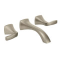Product Image of Voss Two-Handle Wall Mount Bathroom Faucet - Brushed Nickel, T6906BN