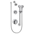 Product Image of M-dura 3 Function Shower And Hand Shower w/ 24" Slide Bar, 1.5 Gpm, T9342GBM15