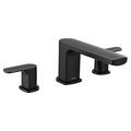 Product Image of Rizon 2 Handle Roman Tub Faucet (Matte Black), T935BL