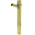 Product Image of 1-1/2" x 12", 20 Gauge, Brass Dishwasher Tailpiece with 3/4" Branch (Rough Brass)