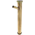 Product Image of 1-1/2" x 12" Rough Brass Dishwasher Tailpiece with 1/2" Branch, 22 Gauge