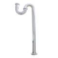 Product Image of 1-1/2" Chrome Plated Brass S-Trap, 22 GA w/ Flange