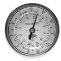 Product Image of 3" TBM Bi-Metal Pocket Thermometer w/ 2.5" Stem (-40-Degree (F) to 160-Degree (F) & -40-Degree (C) to 70-Degree (C))