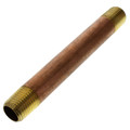 Product Image of 1/4" x 4" Brass Nipple