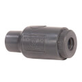 Product Image of 3/8" PVC TC Series True Union Ball Check Valve w/ FPM O-Ring - Gray (Threaded)