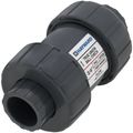 Product Image of 3/4" PVC TC Series True Union Ball Check Valve w/ EPDM O-Ring - Gray (Socket x Threaded)
