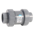 Product Image of 2" TC Series CPVC True Union Ball Check Valve w/ FPM O-Ring - Gray (Socket x Threaded)