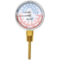 Product Image of 3" Bottom Mount Dual Scale Tridicator (0-200 PSI, 70-Degree - 320-Degree (F))