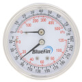 Product Image of 2.5" Tridicator, 3-3/8" Well, Back Mount Temperature & Pressure Gauge (0-75 PSI, 30 to 250-Degree (F))