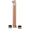 Product Image of 42.1% Efficiency, 3" x 33-1/2" x 3/4" Drain Water Heat Recovery, 2 Drain Couplings & 2 Installed PEX Fittings