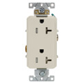 Product Image of Decora Plus Tamper Resistant Duplex Receptacle - Light Almond (20A, 125V, 2P)