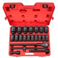 Product Image of 3/4" Drive Deep 6-Point Impact Socket Set, 22-Piece (13/16-2")