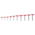Product Image of Ball End Hex T-Handle Key Set, 10-Piece (2-10mm)