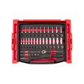 Product Image of 1/4" Drive 12-Point Socket and Ratchet Set with Open Top Drawer and Rack, 58-Piece (5/32-9/16", 4-15mm)