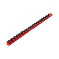 Product Image of 3/8" Drive x 18" Socket Rail, 20 Clips (Red)