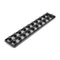 Product Image of 3/4" Drive 2-Rail Socket Organizer Set, Gray (20-Tool)