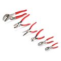 Product Image of Pliers Set, 6-Piece (Groove Joint, Slip Joint, Long Nose, Diagonal Cutting, Lineman's)