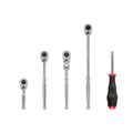 Product Image of 1/4" Drive Quick-Release Ratchet and Spinner Handle Set (5-Piece)