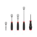 Product Image of 1/4" Drive Comfort Grip Ratchet and Spinner Handle Set (5-Piece)