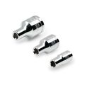 Product Image of 1/4, 3/8, 1/2" Drive Magnetic Hex Bit Holder Socket Set (3-Piece)