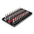 Product Image of 1/4" Drive Hex/Torx Bit Socket Set with Rails, 31-Piece (5/64-5/16", 2-8mm, T6-T30)