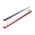 Product Image of 3/8" Drive Deep 12-Point Socket Set with Rail, 19-Piece (6-24mm)