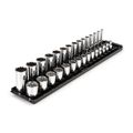 Product Image of 3/8" Drive 12-Point Socket Set with Rails, 30-Piece (1/4-1")