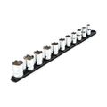 Product Image of 1/2" Drive 6-Point Socket Set with Rail, 11-Piece (3/8-1")