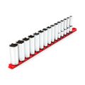 Product Image of 1/2" Drive Deep 6-Point Socket Set with Rail, 15-Piece (10-24mm)