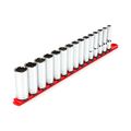 Product Image of 1/2" Drive Deep 12-Point Socket Set with Rail, 15-Piece (10-24mm)